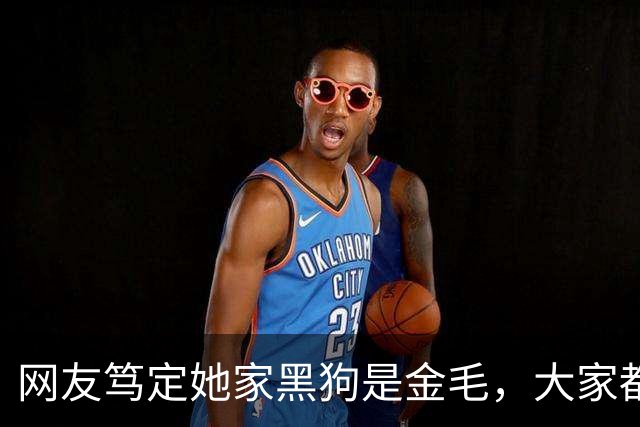 网友笃定她家黑狗是金毛，大家都不信，直到她晒出这张照片……没毛病，是金毛！